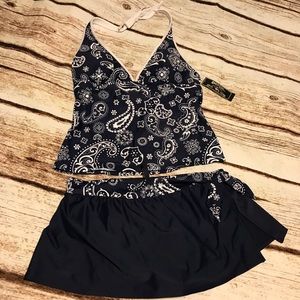 NWT Tankini with skirt
